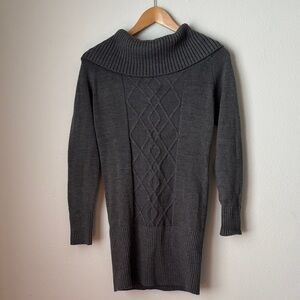 off the shoulder sweater dress